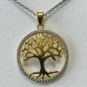 Collier argent arbre de vie Auro - C41730/P+CH