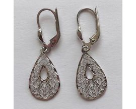 Boucles d'oreilles dormeuses argent Stepec - C42192/BO AG
