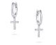 Boucles d'oreilles créoles argent & oxydes Stepec - KC1028