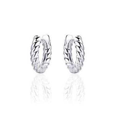 Boucles d'oreilles créoles argent Auro - KCJ3/13.5