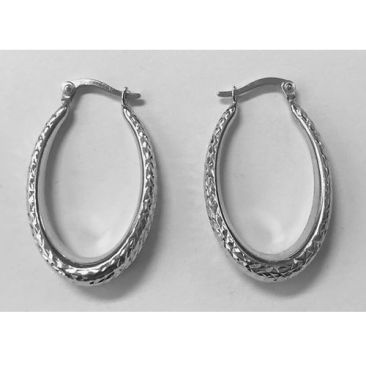 Boucles d'oreilles créoles argent Stepec - C42208/BO AG