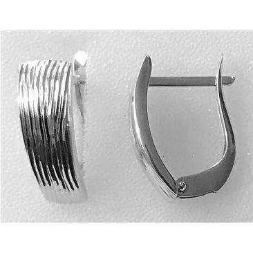 Boucles d'oreilles brisures argent Stepec - C41771/BO