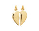 Pendentif coeur plaqué or Stepec - IOTBPJP