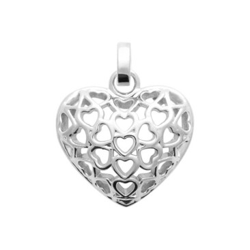 Pendentif coeur argent Stepec - SSTBBPP