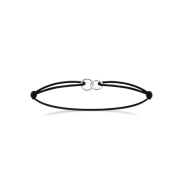 Bracelet cordon argent Stepec - TEIPPIBT