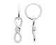 Boucles d'oreilles pendants argent & oxydes Stepec - BXXESBP