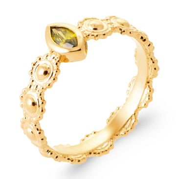 Bague oxyde & plaqué or Stepec - IETSSUP