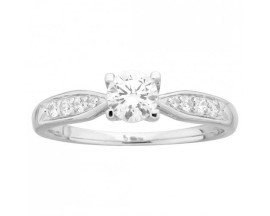 Solitaire argent oxydes Phebus - 70100034