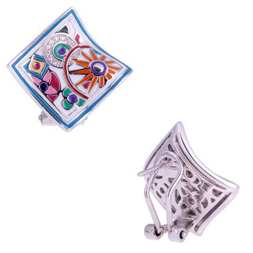 Boucles d'oreilles argent Una Storia - BO12156