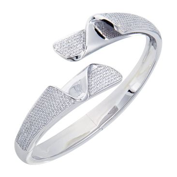 Bracelet rigide argent oxydes Una Storia - JO160128