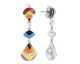 Boucles d'oreilles pendants argent Una Storia - BO121230