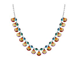 Collier argent et oxydes Una Storia - CL121230