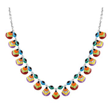 Collier argent et oxydes Una Storia - CL121230