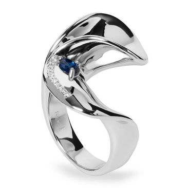 Bague argent & oxydes LINEARGENT - 20260-R