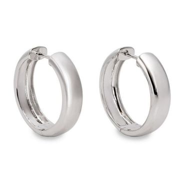 Boucles d'oreilles créoles argent LINEARGENT - 19859-W-A