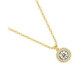 Collier or & diamant(s) synthétique(s) Diamanti - 9KLGD124Y