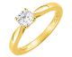 Bague solitaire or & diamant synthétique Diamanti - DS1002.20