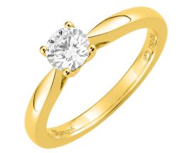 Bague solitaire or & diamant synthétique Diamanti - DS1002.20