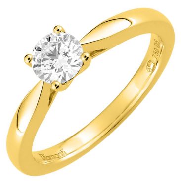 Bague solitaire or & diamant synthétique Diamanti - DS1002.20