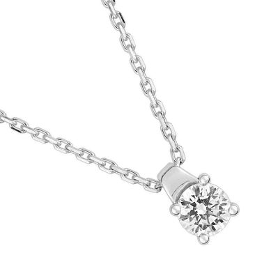 Collier or blanc & diamant synthétique Diamanti - DS3016.21