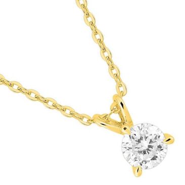 Collier or & diamant synthétique Diamanti - 9KLGD063Y