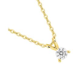Collier or & diamant synthétique Diamanti - 9KLGD060Y