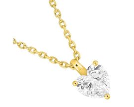 Collier coeur or & diamant synthétique Diamanti - DS3022.20