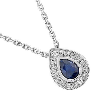 Collier or saphir(s) & diamant(s) - MN501GSB4