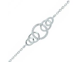 Bracelet argent oxydes Phebus - 70300012
