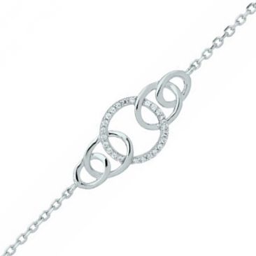Bracelet argent oxydes Phebus - 70300012
