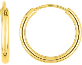 Boucles d'oreilles créoles plaqué or Stepec - 135176