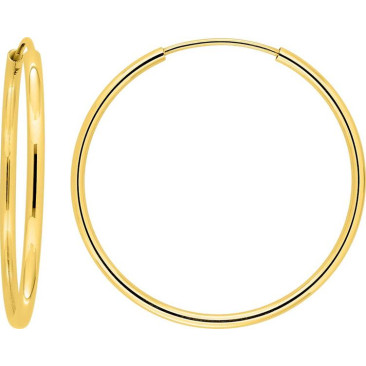 Boucles d'oreilles créoles plaqué or Stepec - 135722