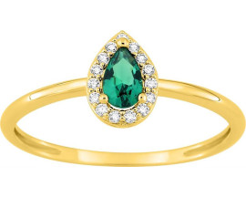 Bague plaqué or oxydes Stepec - 137459.4