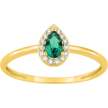 Bague plaqué or oxydes Stepec - 137459.4