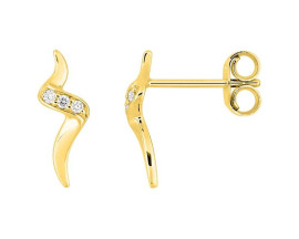 Boucles d'oreilles boutons or & diamant(s) Stepec - 2.7418.30