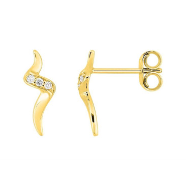 Boucles d'oreilles boutons or & diamant(s) Stepec - 2.7418.30