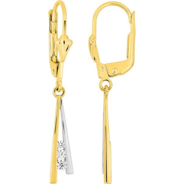 Boucles d'oreilles dormeuses or & oxyde(s) Stepec - 297474.Z3