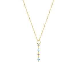 Collier empierré or, topazes & oxydes Stepec - 397615.T0