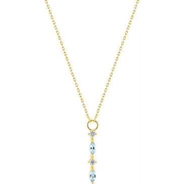 Collier or, topazes & oxydes Stepec - 397615.T0