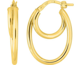 Boucles d'oreilles créoles or Stepec - 9K3910.1
