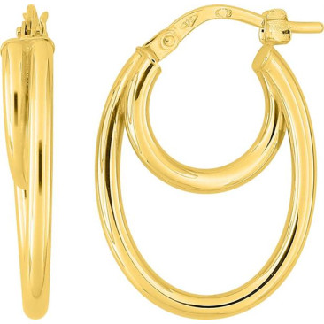 Boucles d'oreilles créoles or Stepec - 9K3910.1