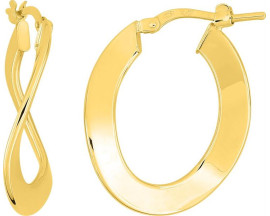 Boucles d'oreilles créoles or Stepec - 9K9072.2