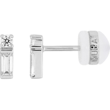 Boucles d'oreilles argent & oxydes Murat Paris - 305046.1