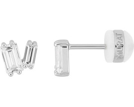 Boucles d'oreilles argent & oxydes Murat Paris - 305060.1
