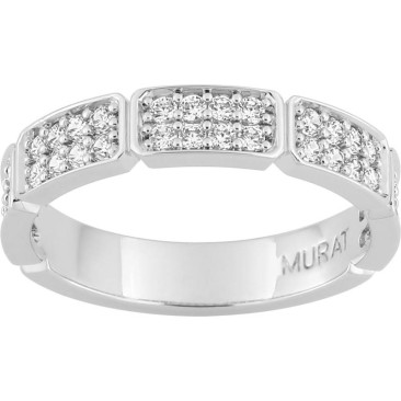 Bague argent & oxydes Murat Paris - 307005.1