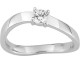 Bague solitaire argent & oxyde Murat Paris - 307985.1