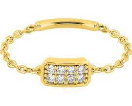 Bague argent doré & oxydes Murat Paris - Y07006.1