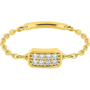 Bague argent doré & oxydes Murat Paris - Y07006.1