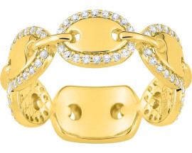 Bague argent doré & oxydes Murat Paris - Y07019.1