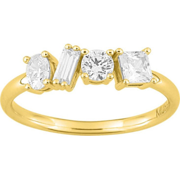 Bague argent doré & oxydes Murat Paris - Y07028.1